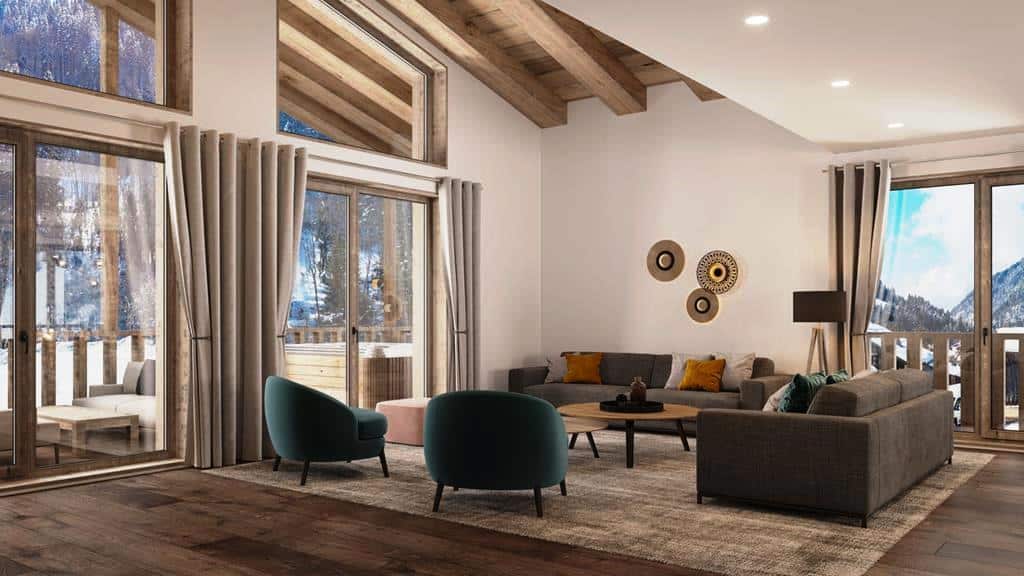 Modern Ski Apartments For Sale In Les Perrieres
