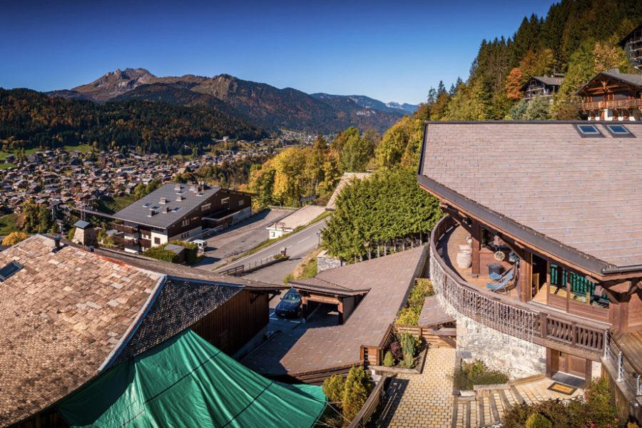 morzine resort in French Alps
