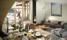One Bedroom Ski Apartments For Sale in Chatel Town Centre