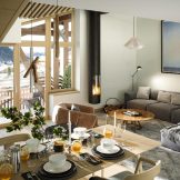 One Bedroom Ski Apartments For Sale in Chatel Town Centre